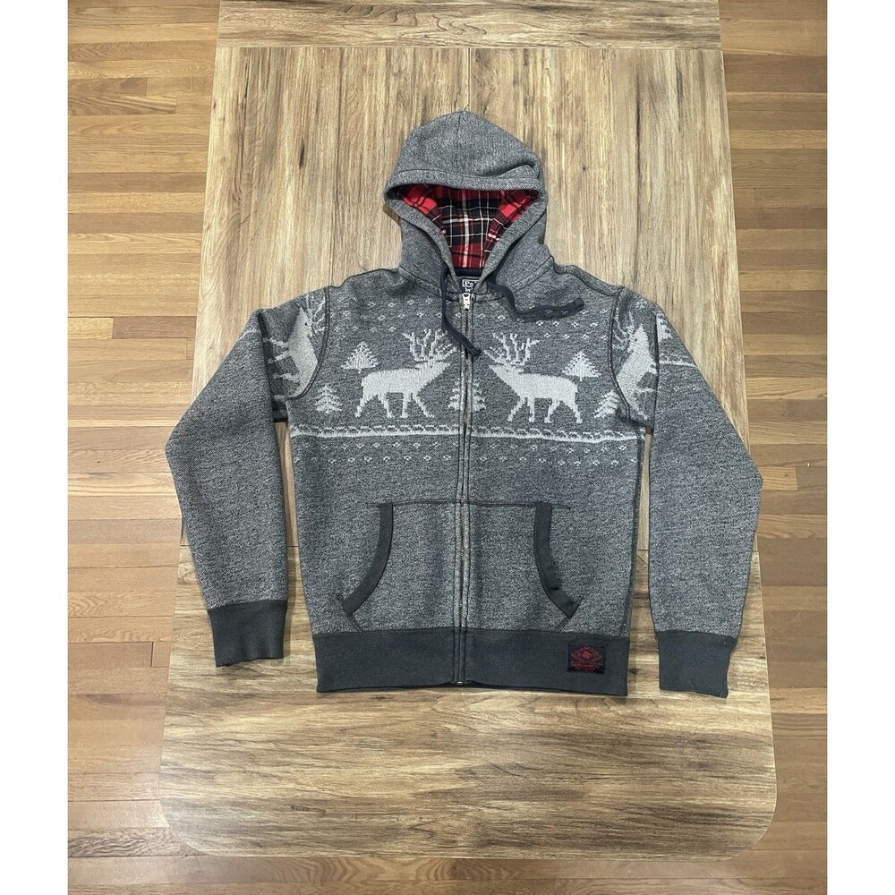 Polo Ralph Lauren Women's Fleece Long Sleeve Full Zip Hoodie Gray Jacket Size S